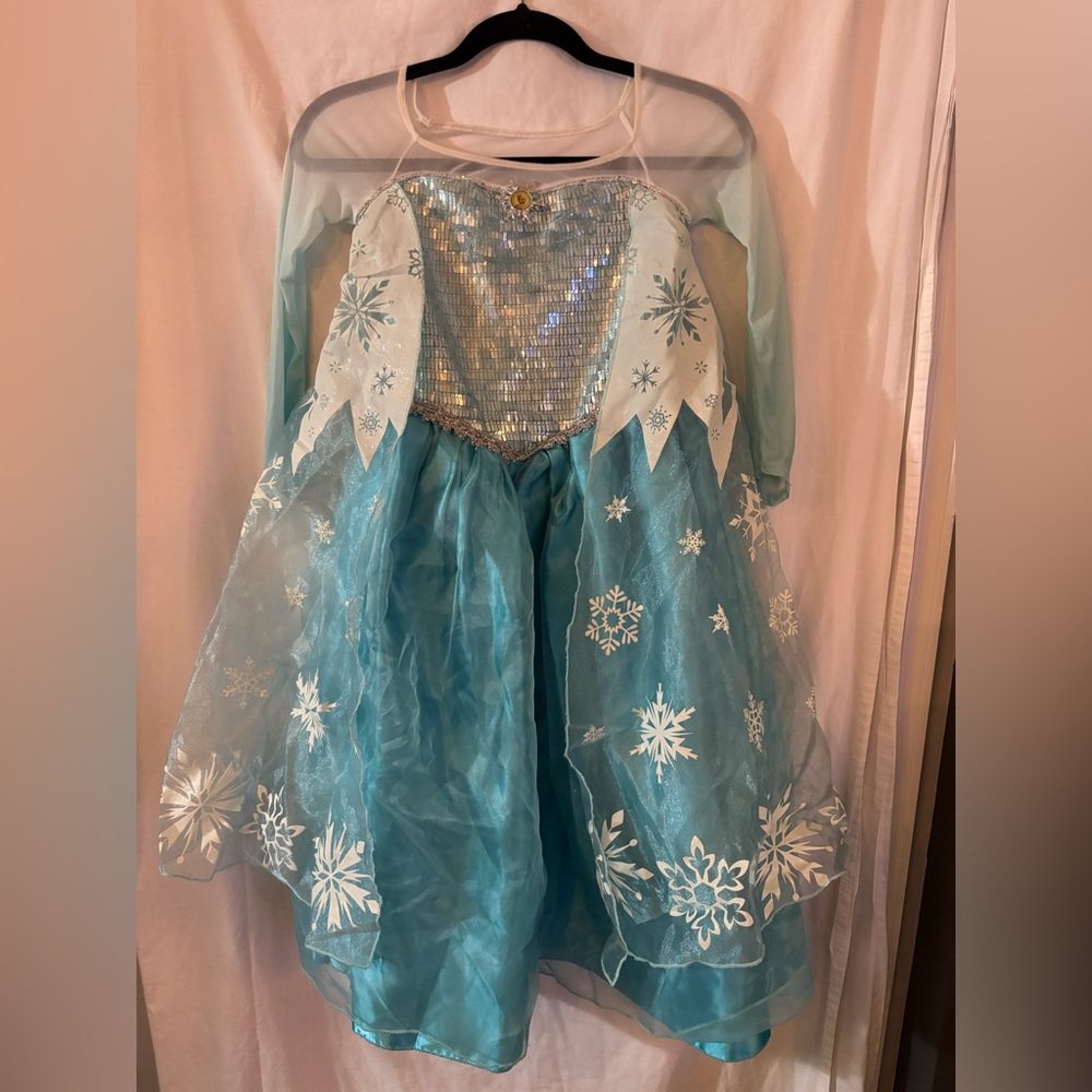 Disney Elsa Princess Dress, Shoes & Tiara